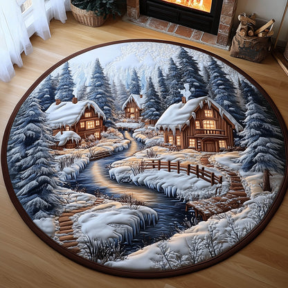 Frosted Land Quilted Round Mat GFTONT5853
