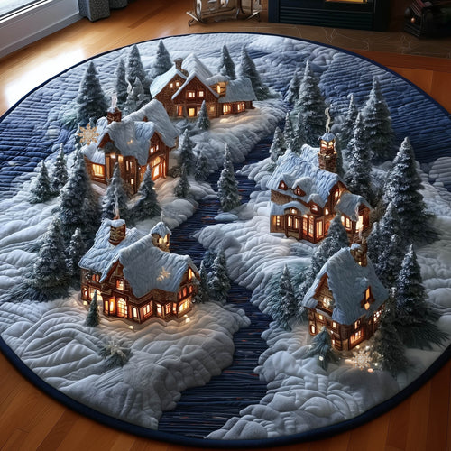 Frosted Land Quilted Round Mat GFTONT5854