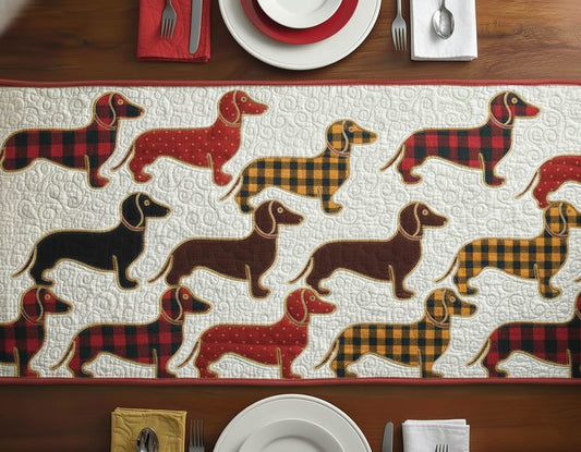 Dachshund Paw Quilted Table Runner GFTONT5900