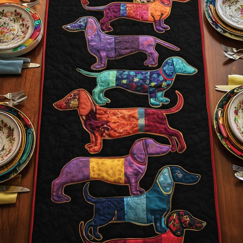 Dachshund Paw Quilted Table Runner GFTONT5901