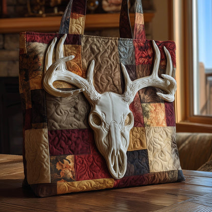 Rustic Antler Quilted Tote Bag GFTONT5902