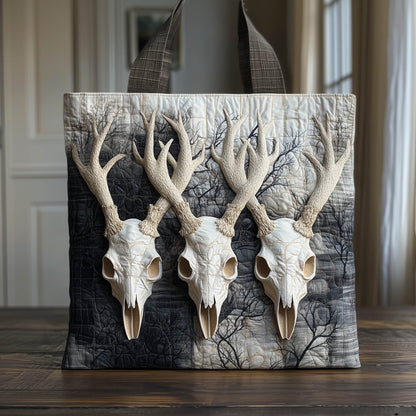 Rustic Antler Quilted Tote Bag GFTONT5903