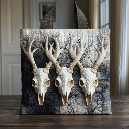 Rustic Antler Quilted Tote Bag GFTONT5903