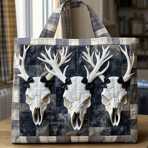 Rustic Antler Quilted Tote Bag GFTONT5904