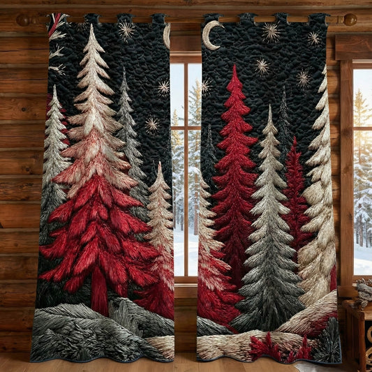 Forest Retreat Quilted Curtains GFTONT5924