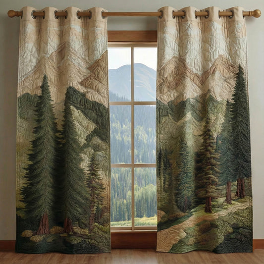 Forest Retreat Quilted Curtains GFTONT5925