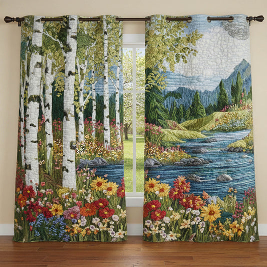 Forest Retreat Quilted Curtains GFTONT5927