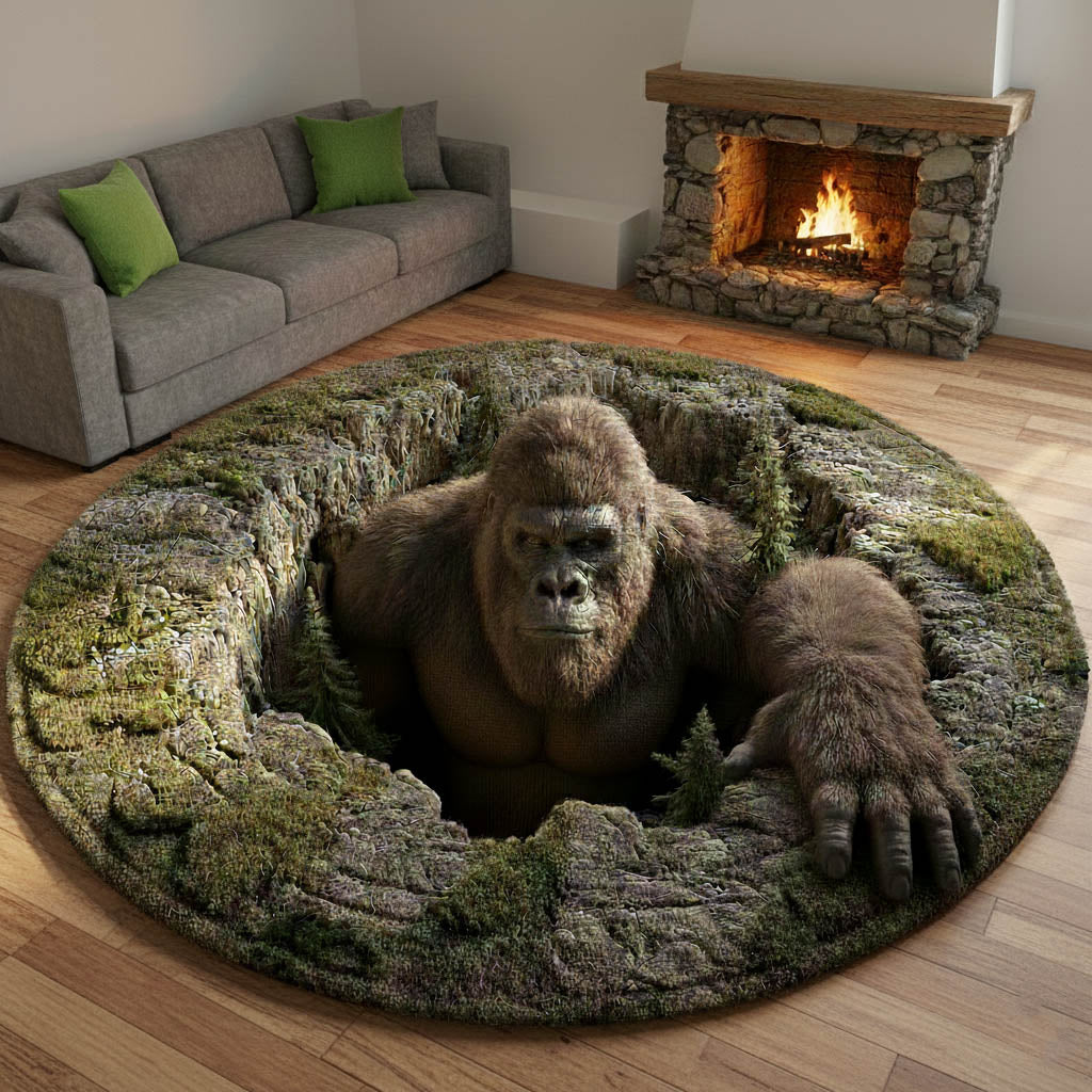 Mystic Bigfoot Quilted Round Mat GFTONT5938