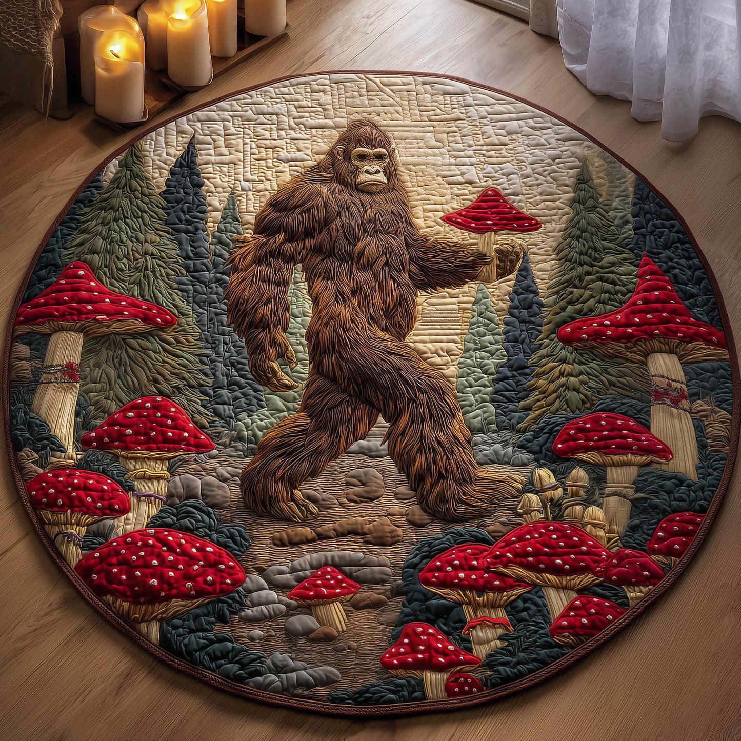 Bigfoot Quilted Round Mat GFTONT5941