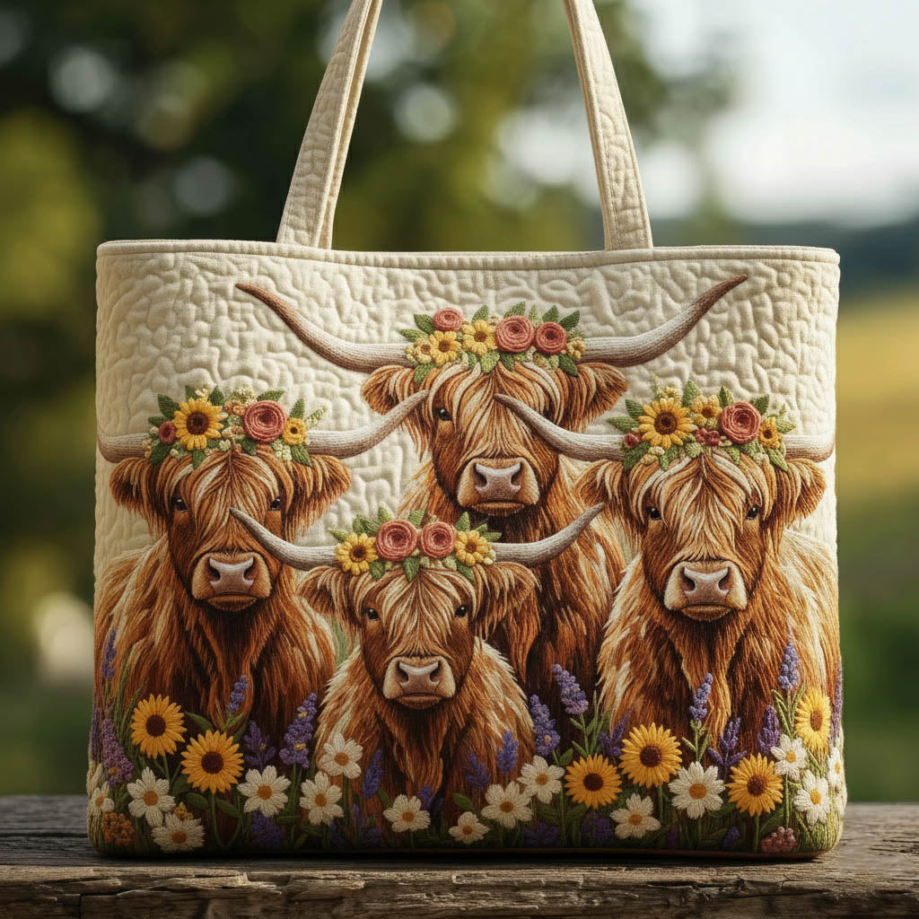 Cozy Hoof Quilted Tote Bag GFTONT5969