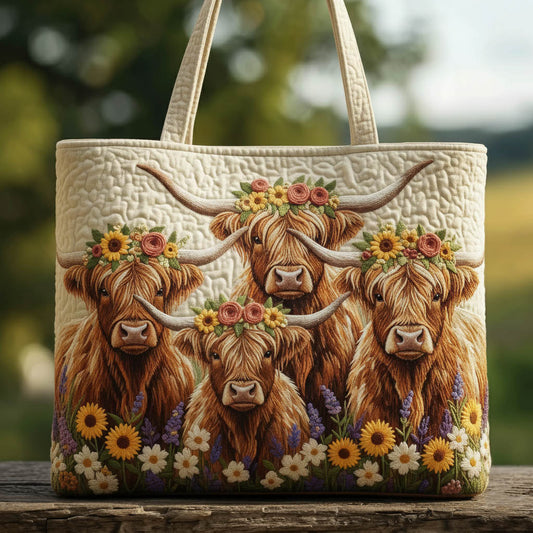 Cozy Hoof Quilted Tote Bag GFTONT5969