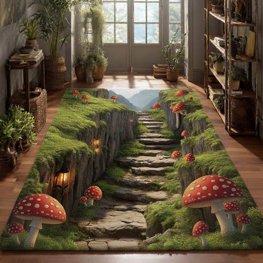 Mushroom Garden Area Rug GFTONT5974
