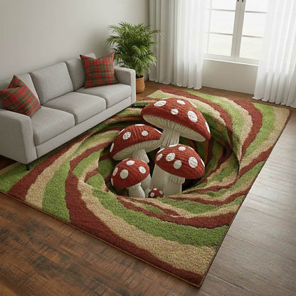 Mushroom Garden Area Rug GFTONT5975