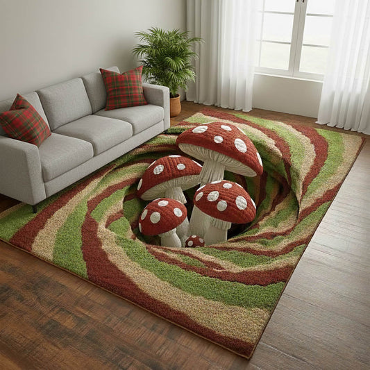 Mushroom Garden Area Rug GFTONT5975