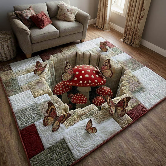 Mushroom Garden Area Rug GFTONT5976