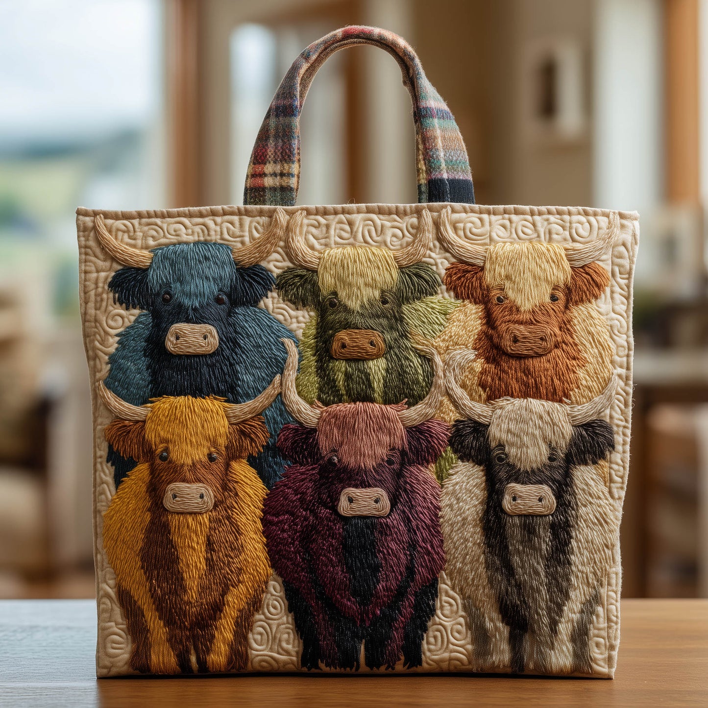 Highland Gang Quilted Tote Bag GFTONT5980