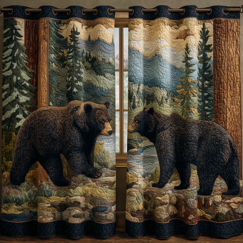 Forest Guardian Quilted Curtains GFTONT5993