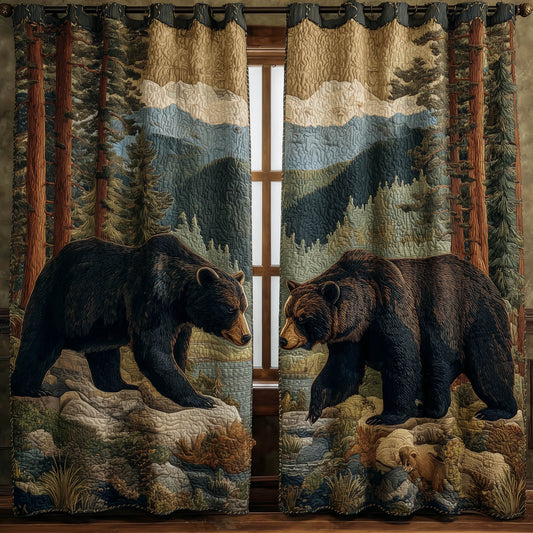 Forest Guardian Quilted Curtains GFTONT5994