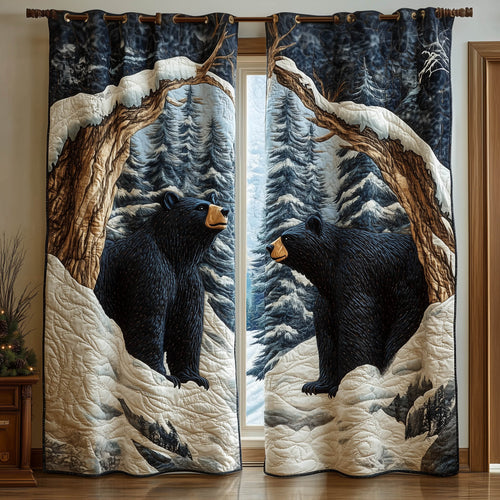 Winter Claw Quilted Curtains GFTONT5995
