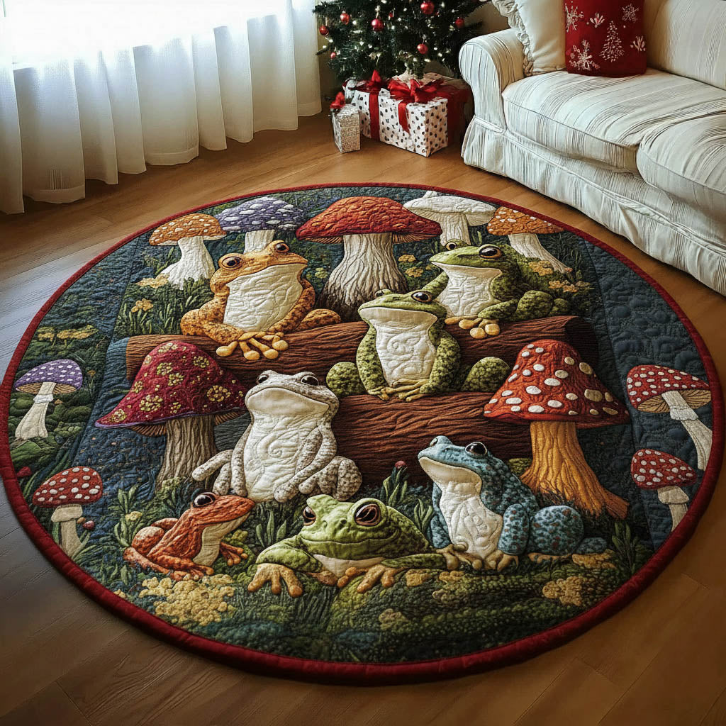 Frog Quilted Round Mat GFTONT6014