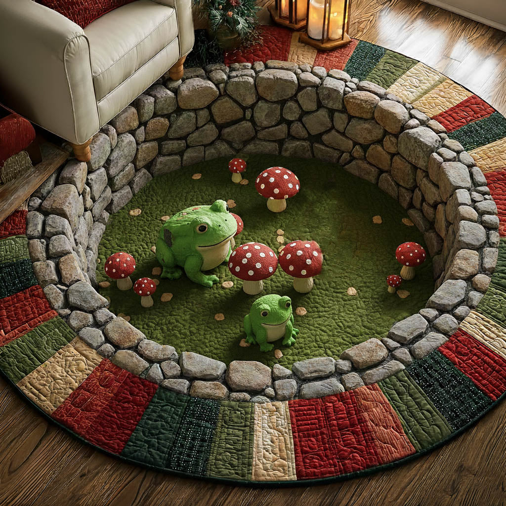 Frog Quilted Round Mat GFTONT6015