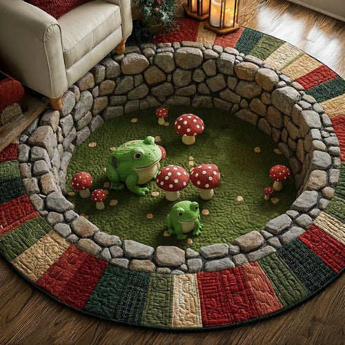 Frog Quilted Round Mat GFTONT6015