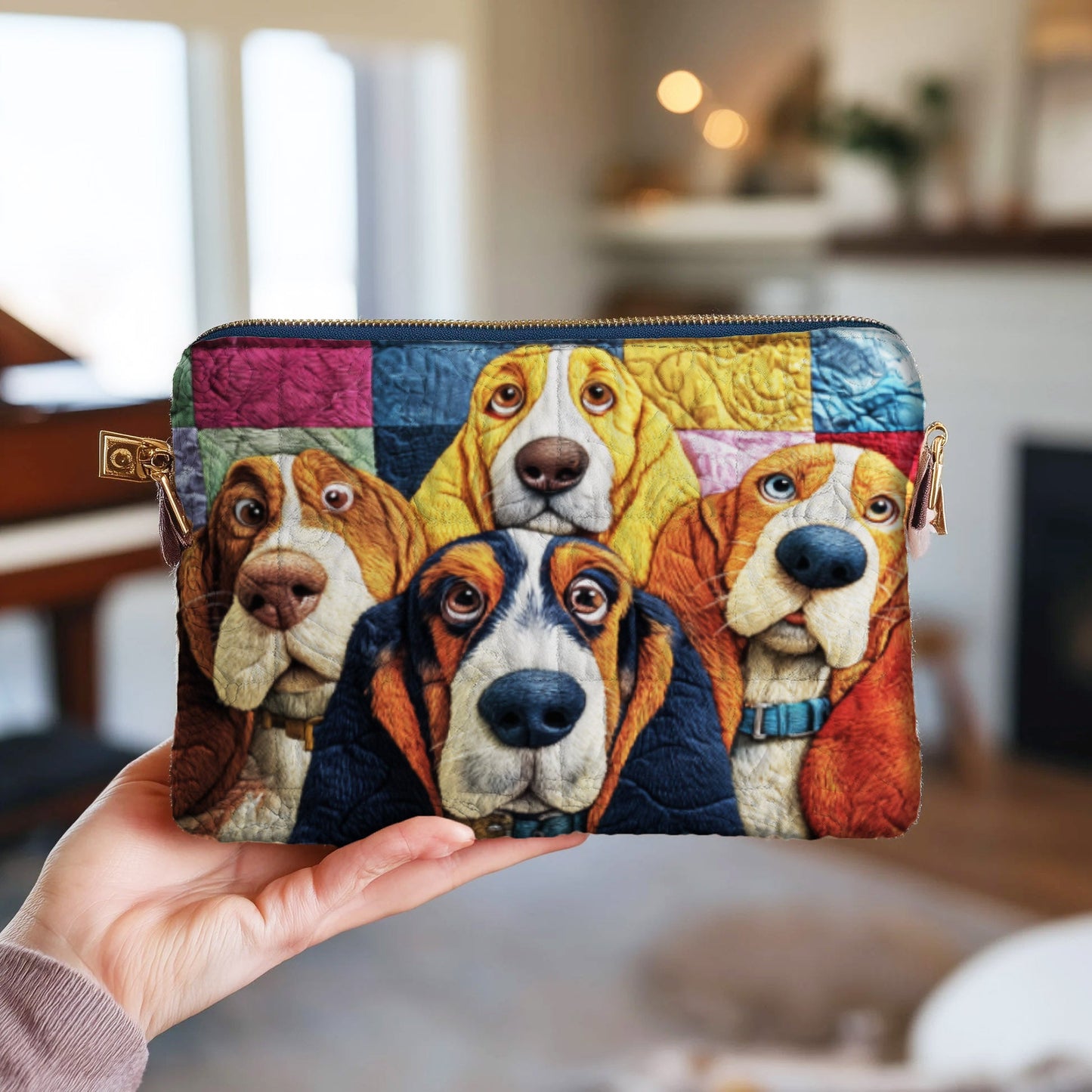 Basset Hound Quilted Purse GFTONT6071