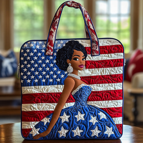 Graceful Liberty Quilted Tote Bag GFTONT608