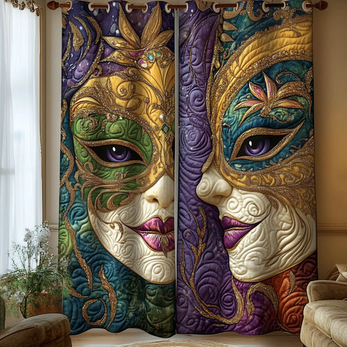 Mardi Gras Quilted Curtains GFTONT6096