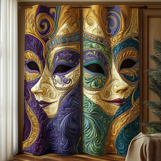 Mardi Gras Quilted Curtains GFTONT6097