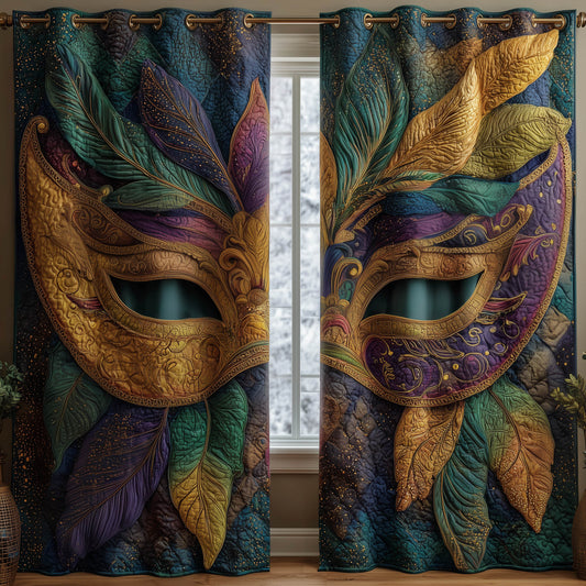 Mardi Gras Quilted Curtains GFTONT6098
