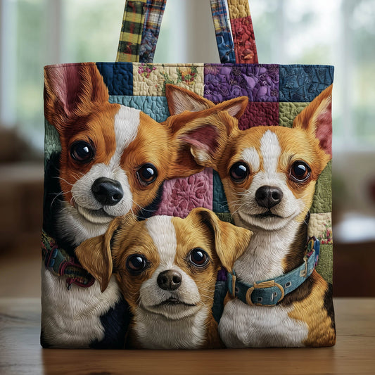 Chihuahua Quilted Tote Bag GFTONT6111