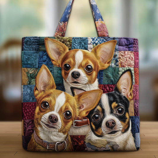 Chihuahua Quilted Tote Bag GFTONT6112