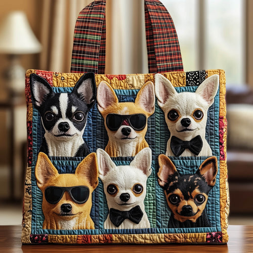 Charming Chihuahua Quilted Tote Bag GFTONT6114