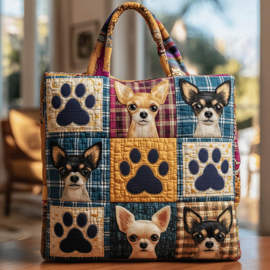 Charming Chihuahua Quilted Tote Bag GFTONT6115