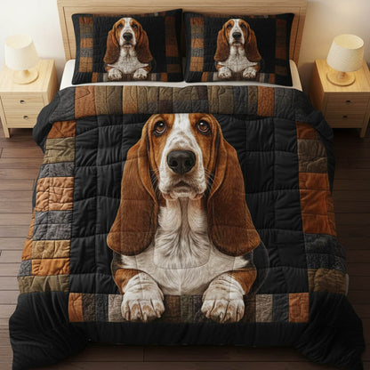Basset Hound Assemble Duvet Cover Set GFTONT6117