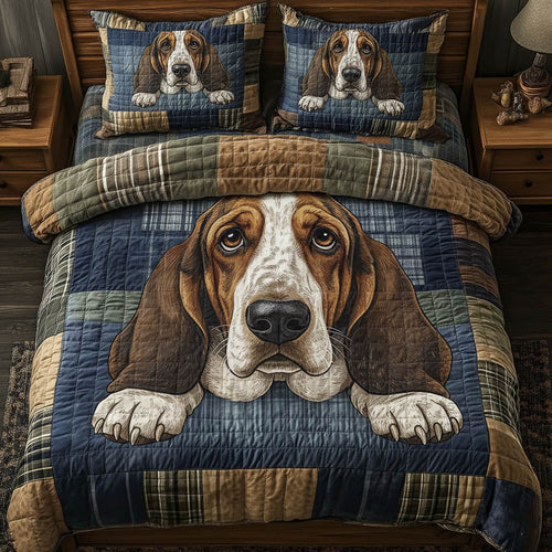 Basset Hound Duvet Cover Set GFTONT6118