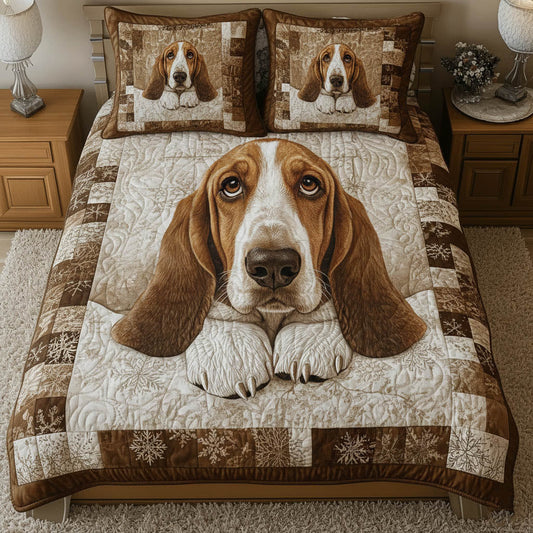 Basset Hound Duvet Cover Set GFTONT6119