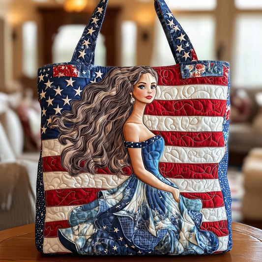Graceful Liberty Quilted Tote Bag GFTONT611