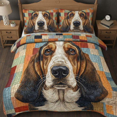 Basset Hound Duvet Cover Set GFTONT6120