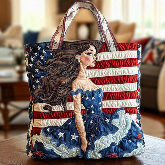 Graceful Liberty Quilted Tote Bag GFTONT612