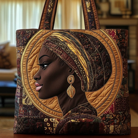 Golden Queen Quilted Tote Bag GFTONT6137