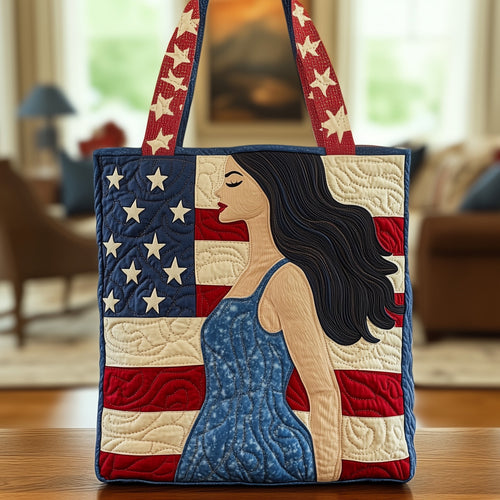 Graceful Liberty Quilted Tote Bag GFTONT613