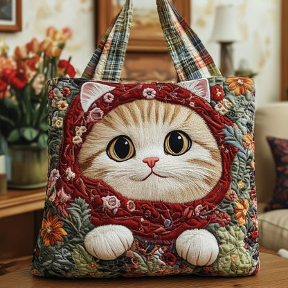 Meaowdow Quilted Tote Bag GFTONT6144
