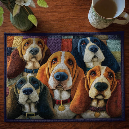Basset Hound Quilted Placemat GFTONT6165