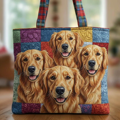 Cute Dog Quilted Tote Bag GFTONT6167