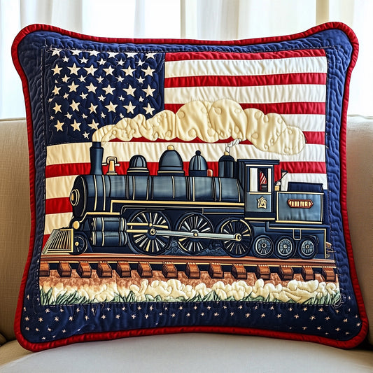 Railway Dream Quilted Pillow Case GFTONT617