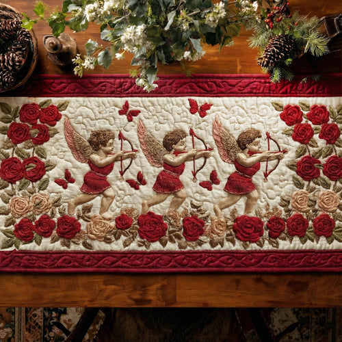 Cupid Arrow Quilted Table Runner GFTONT6234
