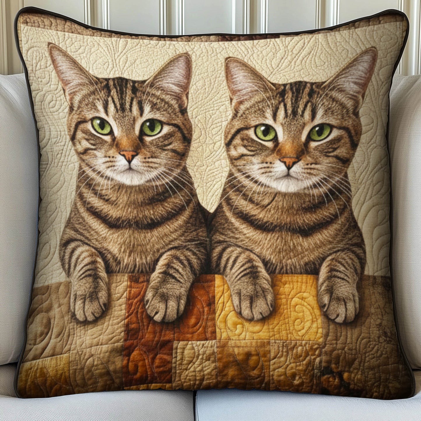 Pawfect Gang Quilted Pillow Case GFTONT6301