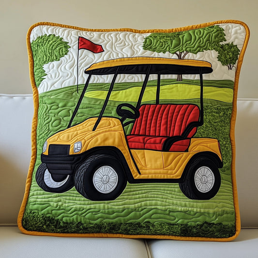 Golf Cart Quilted Pillow Case GFTONT630